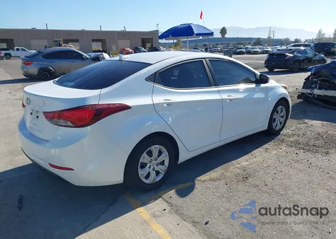 2016 Hyundai Elantra Se из США, поврежденный, VIN 5NPDH4AE8GH704939